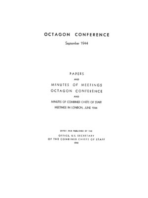cover image of The Octagon Conference: September 1944